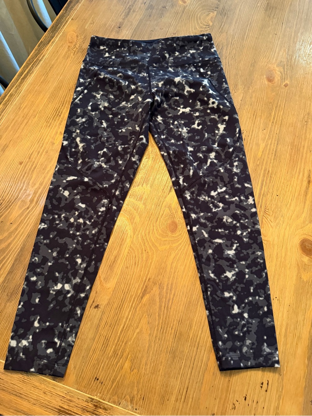 Sweaty Betty The Power Full Length Leggings Gray Black Camo Size Small